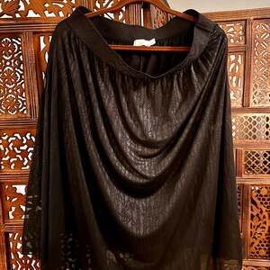 LuLaRoe midi skirt, black, lined, stretchy